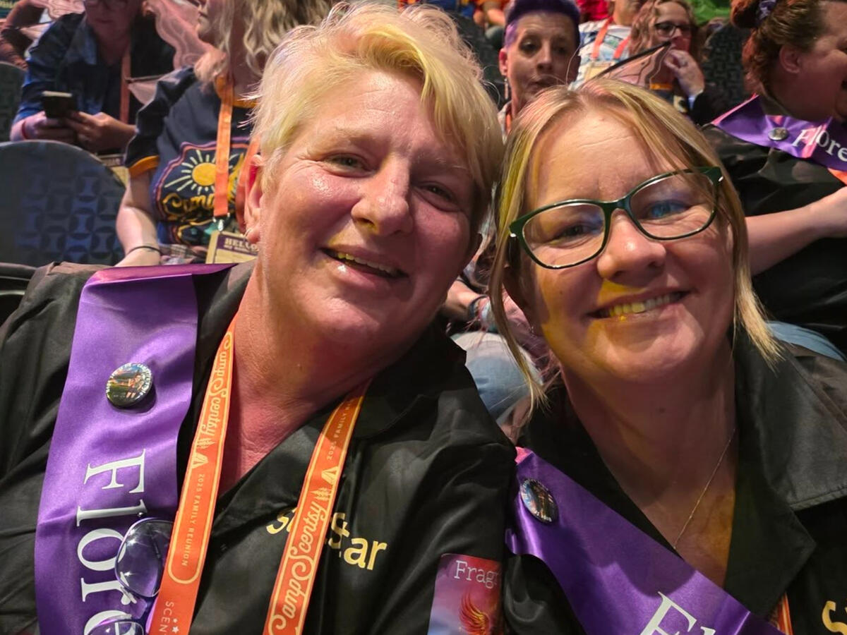 Liane and Donna together at a Scentsy event